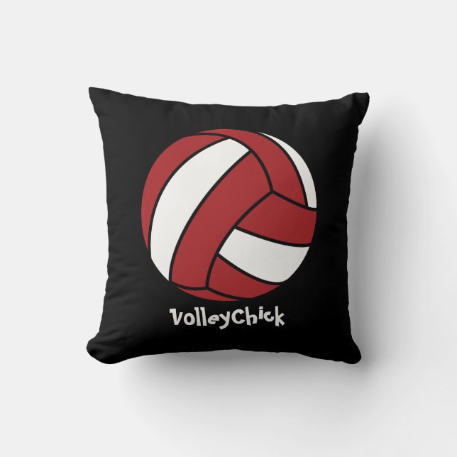 Coussin VolleyChick (personnalisable) (Recto)