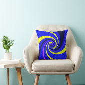 Coussin Vortex bleu (Chaise)