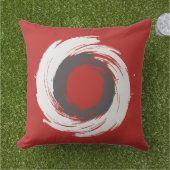 Coussin Vortex Branco e Preto (Herbe)