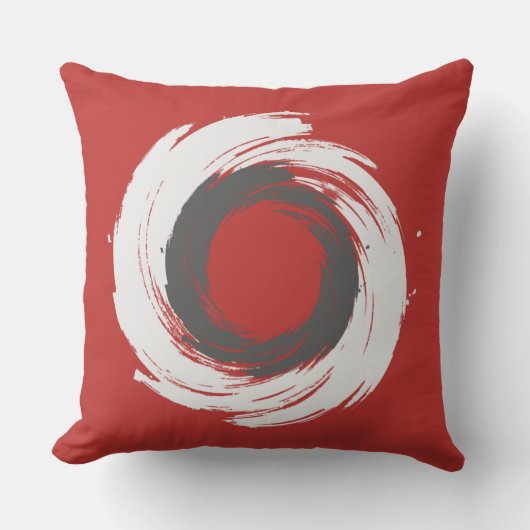 Coussin Vortex Branco e Preto (Recto)