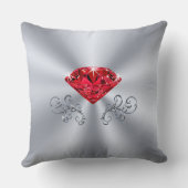 Coussin Vos 1 ou 2 cadeaux rouges d'anniversaire de (Verso)