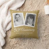 Coussin Vos photos d'enfance 50e anniversaire d'or (Couverture)