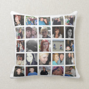 Coussin Vos propres collage de photo d'Instagram d'image