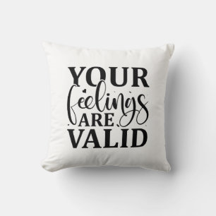 Coussin Vos sentiments sont valides