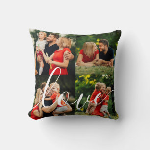 Coussin Votre collage de photos de famille préféré