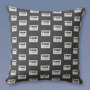 Coussin Votre conception d'image ou logo d'entreprise en m