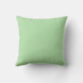 Coussin Votre Hashtag | Moderne Trending Mint Green (Verso)