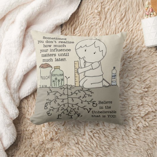 Coussin Votre influence compte (Couverture)