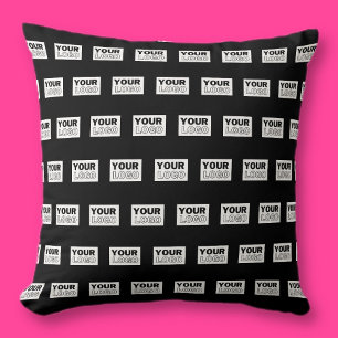 Coussin Votre logo ou conception Fond de couleur modifia