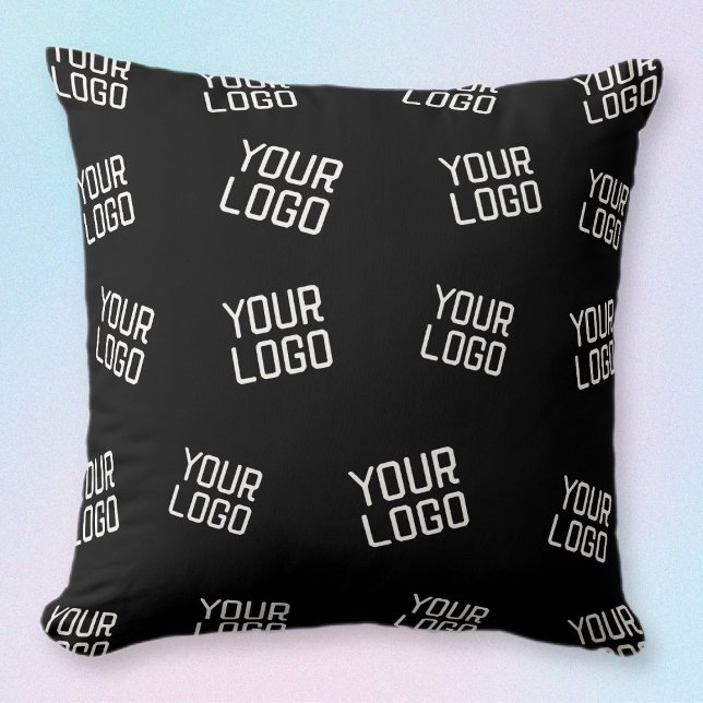Coussin Votre logo ou image | Modèle aléatoire (Créateur téléchargé)
