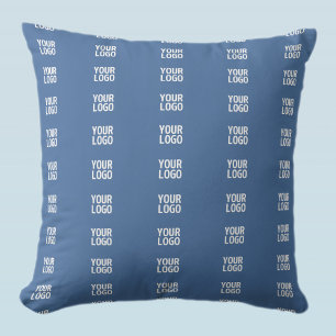 Coussin Votre logo ou image Motif à rayures verticales