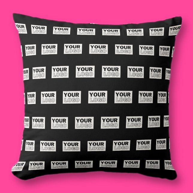 Coussin Votre logo ou votre conception | Arrière - plan de (Créateur téléchargé)