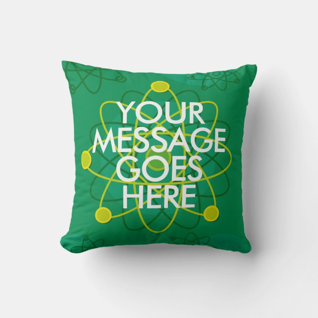 Coussin VOTRE MESSAGE Science Personnalisé (Recto)