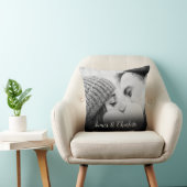 Coussin Votre nom de photo préféré PhotoScript (Chaise)