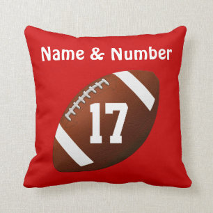 Coussin Votre NOM et votre numéro de Jersey sur le Coussi