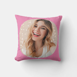 Coussin Votre photo de votre visage sur un personnage