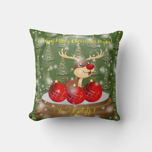 Coussin Votre Rudolf (Recto)