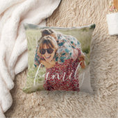 Coussin Votre script de photo préférée Famille (Couverture)