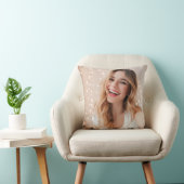 Coussin Votre visage pour un anniversaire personnalisé (Chaise)