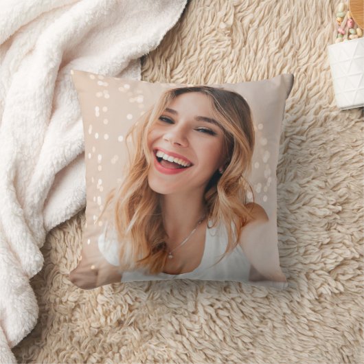 Coussin Votre visage sur un anniversaire (Couverture)