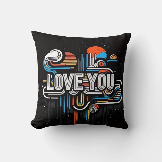 Coussin Vous aimez (Recto)