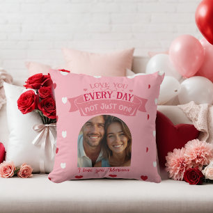 Coussin Vous aimez tous les jours pas seulement un amour