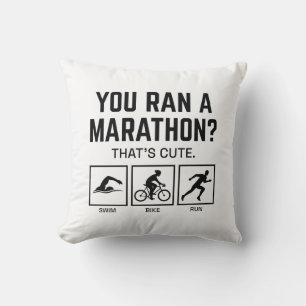 Coussin Vous avez couru un marathon