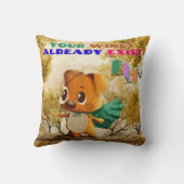 Coussin Vous Avez Des Ailes Juste Voler Un Petit Chien Ins (Verso)