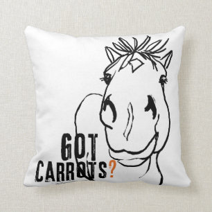 Coussin Vous avez des carottes ?