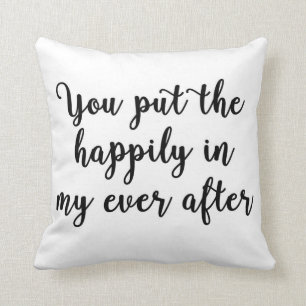 Coussin Vous avez mis heureusement dedans le mon pour