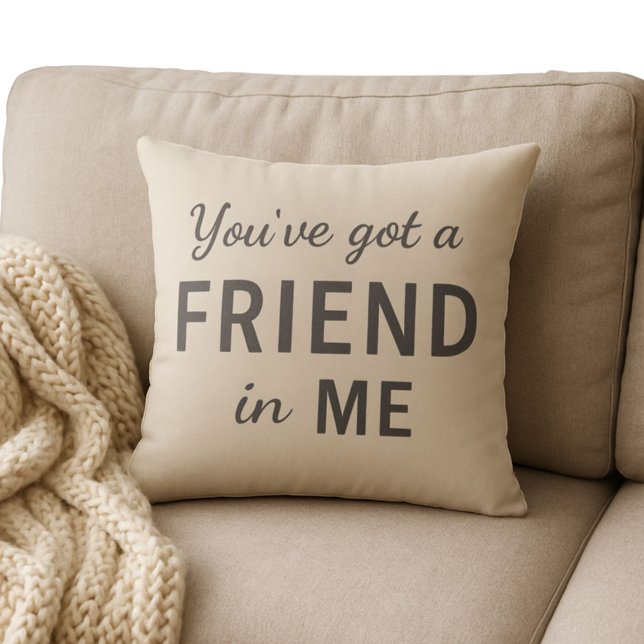 Coussin Vous avez un ami en moi Amitié (Créateur téléchargé)
