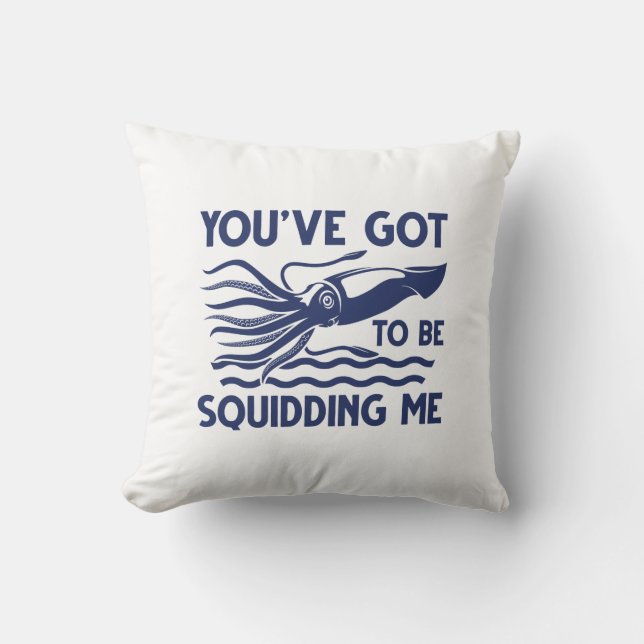 Coussin Vous devez me calmer (Recto)