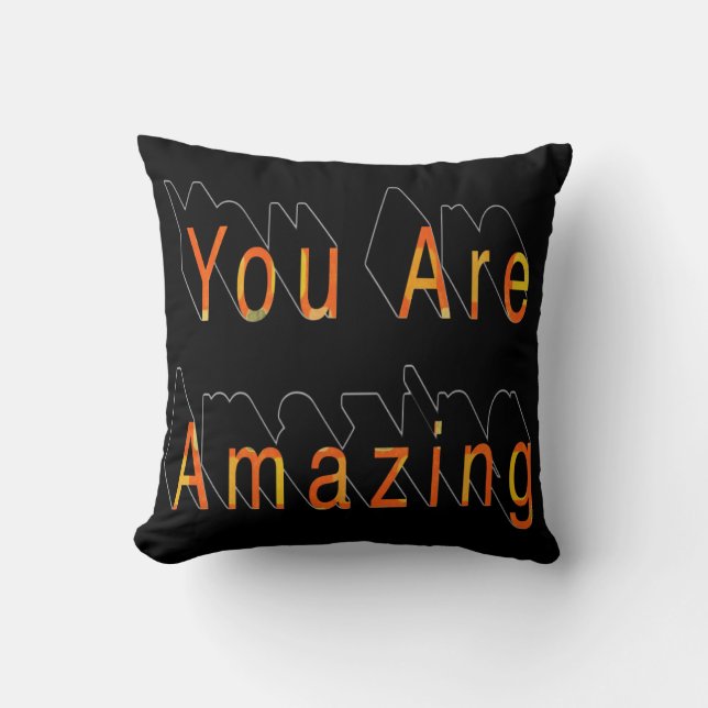 Coussin Vous êtes extraordinaire ! (Recto)