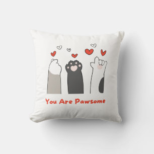 Coussin Vous êtes génial   pawsome