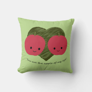 Coussin Vous êtes la pomme de mon oeil