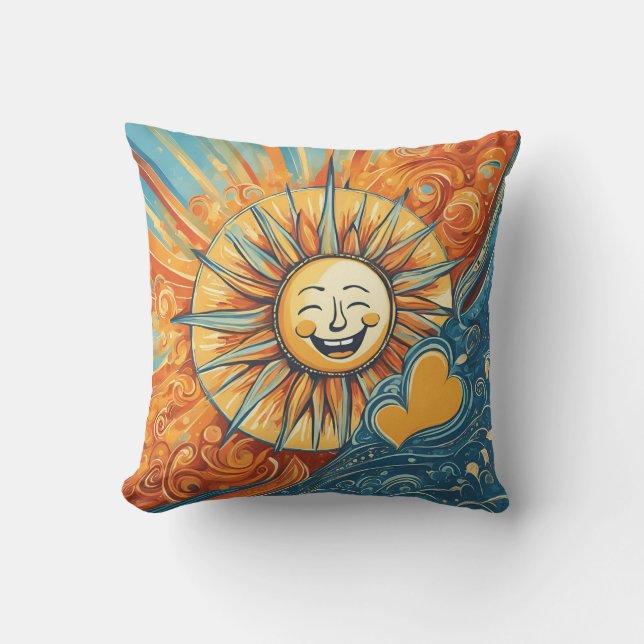 Coussin Vous Êtes Mon Design Sunshine (Recto)