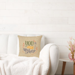 Coussin Vous êtes mon héros !