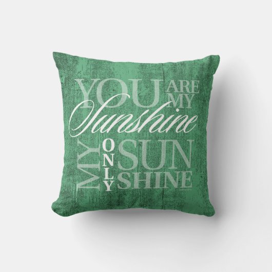 Coussin Vous Êtes Mon Soleil (Recto)