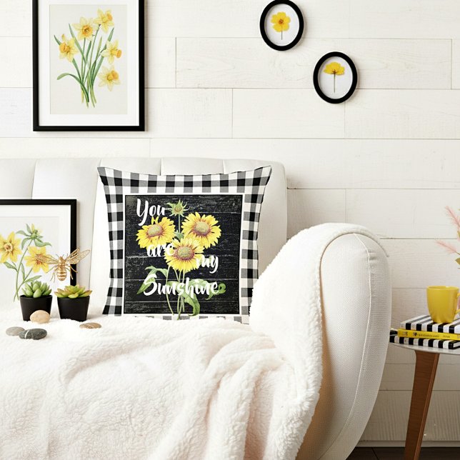 Coussin Vous êtes mon soleil (Créateur téléchargé)