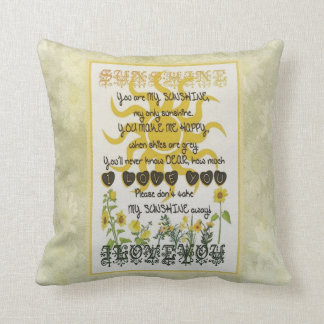 Coussin Vous êtes mon soleil