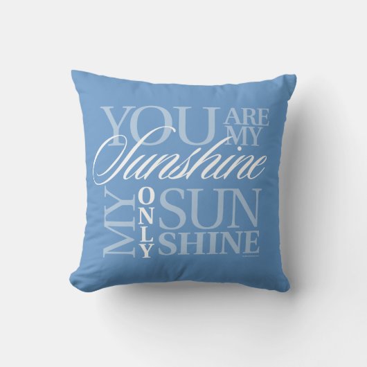 Coussin Vous Êtes Mon Soleil (Recto)