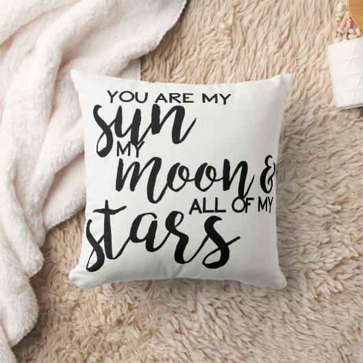Coussin Vous êtes mon Sun ma lune et toutes mes étoiles (Couverture)
