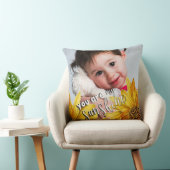 Coussin Vous Êtes Mon Sunshine Bright Yellow Sunflower Pho (Chaise)