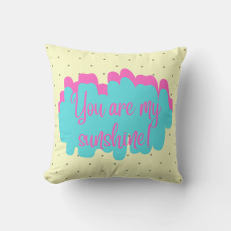 Coussin Vous êtes mon Sunshine Carré Cushion
