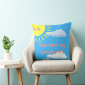 Coussin Vous êtes mon Sunshine Carré Cushion (Chaise)