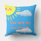 Coussin Vous êtes mon Sunshine Carré Cushion (Verso)