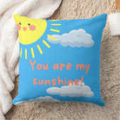 Coussin Vous êtes mon Sunshine Carré Cushion (Couverture)