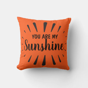 Coussin Vous êtes mon Sunshine Personnalisé