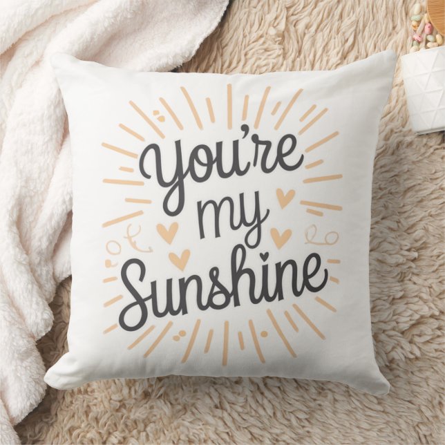 Coussin Vous êtes My Sunshine (Couverture)