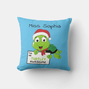 Coussin Vous êtes tout simplement génial Drôle de Tortue B